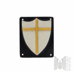 PSZnZ Eighth British Army patch Celluloid