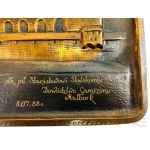 STANISŁAW SKALSKI As Lotnictwa PSP - Pamiątkowy Talerz od Dowództwa Garnizonu Malbork