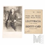 PSZnZ Legitimation of a Former Prisoner of War Together With a Photo of the Owner - P. Rozwadowski
