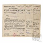 PSZnZ Set of 3 Certificates of the State Repatriation Office Paweł Rozwadowski