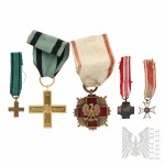 Communist Party Cross, Partisan Cross, PCK Cross set of decorations