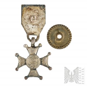 PRL Miniature of the Virtuti Militari Cross.