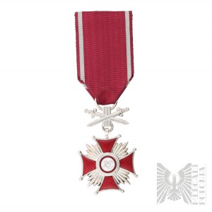 III Republic Silver Cross of Merit with Swords.