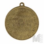 Médaille commémorative austro-hongroise à l'occasion de la visite de l'archiduc Rodolphe et de l'archiduchesse Stéphanie à Cracovie