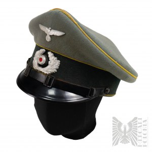 III Rzesza Czapka Podoficera Łączności Wehrmachtu/Nazi Germany - Wehrmacht Communications NCO's Cap.
