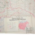 III Rzesza - Mapa Wielkich Niemiec (Reichkarte Ubersichtskarte des Grossdeutschen Reiches)