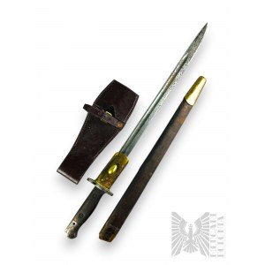 1 WŚ Brytyjski Bagnet P 1907 Lee Enfield - Komplet/