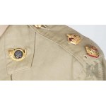 WW1 Grande-Bretagne - Ensemble d'uniformes tropicaux d'officiers de l'armée britannique - Bombay