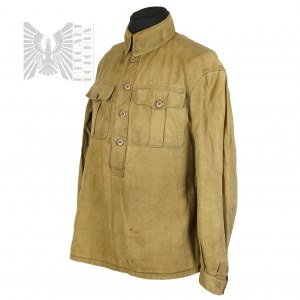 Estonia - Przedwojenna Bluza Polowa Gimniasiorka Khaki/Estonia - Pre-war Khaki Field Blouse Gimniasiorka