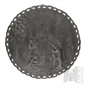 XIX Wiek - Polska Plakieta Powstanie Listopadowe Finis Poloniae 1830/31