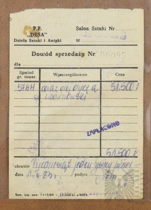 Wincenty Wodzinowski (1866-1940), Portret Legionisty - Rachunek Desa 1983 (!)/