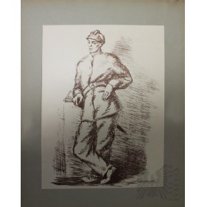 Autolithographs of Legionary Artists 1935 - Stanislaw Dabrowski Besslerczyk.