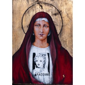 BORYS FIODOROWICZ, MADONNA Z MADONNĄ, 2018