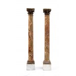 A pair of Italian columns in Sicilian jasper, Louis XVI