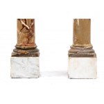 A pair of Italian columns in Sicilian jasper, Louis XVI
