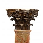 A pair of Italian columns in Sicilian jasper, Louis XVI