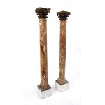 A pair of Italian columns in Sicilian jasper, Louis XVI