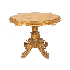 Centre de table italien Louis XVI doré