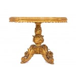 Centre de table italien Louis XVI doré