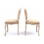 PIERRE LEDUC ( circa 1685 - june 25, 1765 ), A pair of French Louis XV Armchairs