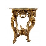 Italian Louis XV gilded console table
