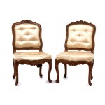 Groupe de quatre fauteuils Regency français