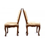 Groupe de quatre fauteuils Regency français