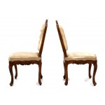 Groupe de quatre fauteuils Regency français