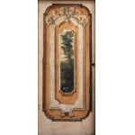 Three lacquered and painted Italian doors, Louis XVI