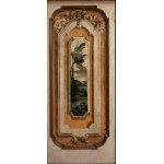 Three lacquered and painted Italian doors, Louis XVI