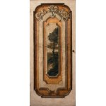 Three lacquered and painted Italian doors, Louis XVI