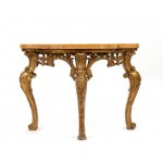 Italian console table with marble top, Louis XVI