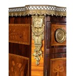 French Napoleon III° inlaid cabinet