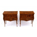 A pair of Italian Louis XVI chest of drawers