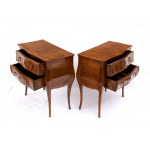 A pair of Italian Louis XVI chest of drawers