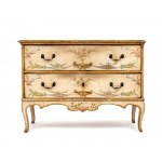 Commode italienne laquée, Louis XVI