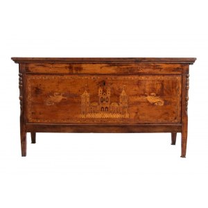Buffet italien Louis XVI marqueté