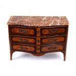 France Louis XV inlaid chest of drawers