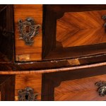 France Louis XV inlaid chest of drawers