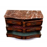 France Louis XV inlaid chest of drawers