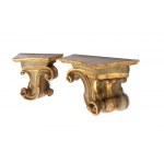 A air of Italian Louis XVI wall consoles