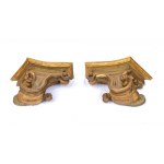 A air of Italian Louis XVI wall consoles
