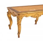 Italian Louis XVI gilded bench