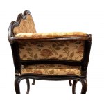 Italian boat-shaped sofa, Louis XV