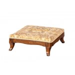 italian Louis XV sofa with matching footstool