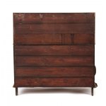 Dutch walnut writing desk flap, Louis XVI