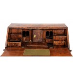 Dutch walnut writing desk flap, Louis XVI