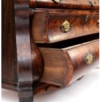 Dutch walnut writing desk flap, Louis XVI