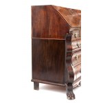 Dutch walnut writing desk flap, Louis XVI