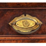 Dutch walnut writing desk flap, Louis XVI